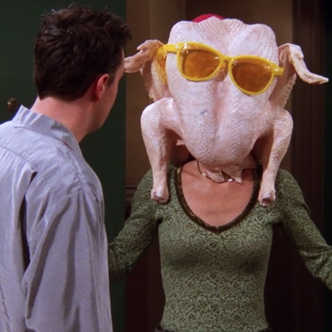 Friends, Thanksgiving Episodes, screengrabs